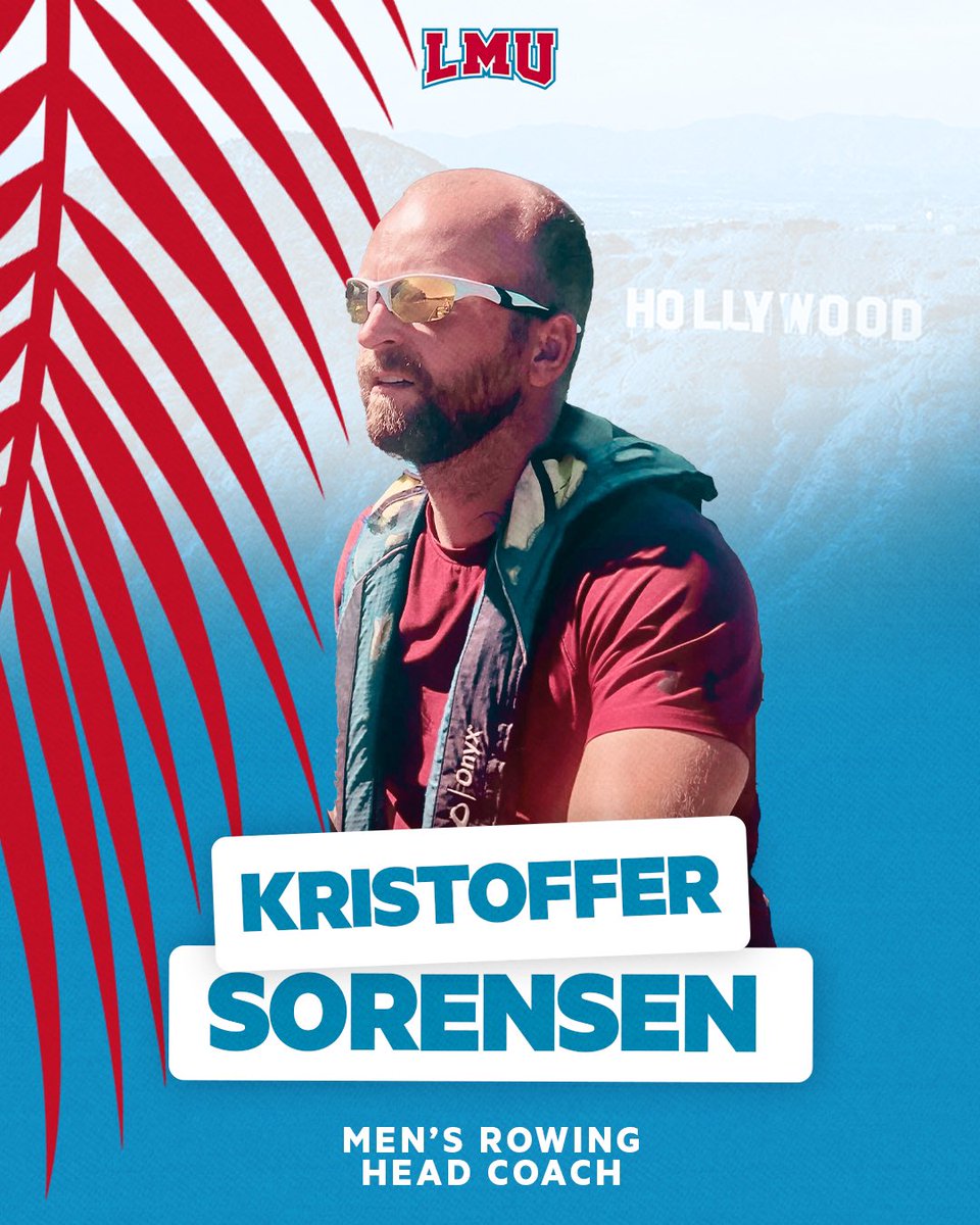lmulionsRowing's tweet photo. Welcome to the Bluff our newest Men’s Head Coach, Kris Sorensen! 
Go Lions 🦁 

https://t.co/L6q3I2ZJEy https://t.co/aO0uPiaozB