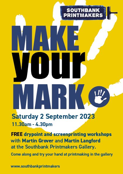 SouthbankPrintmakers (@sbprintmakers) on Twitter photo A wonderful and free printmaking event here at Southbank Printmaker in <a href="/GabrielsWharf/">Gabriel's Wharf</a> on <a href="/southbanklondon/">South Bank London</a> Saturday 2nd September…..come and join us an please retweet! A wonderful and free printmaking event here at Southbank Printmaker in <a href="/GabrielsWharf/">Gabriel's Wharf</a> on <a href="/southbanklondon/">South Bank London</a> Saturday 2nd September…..come and join us an please retweet!
