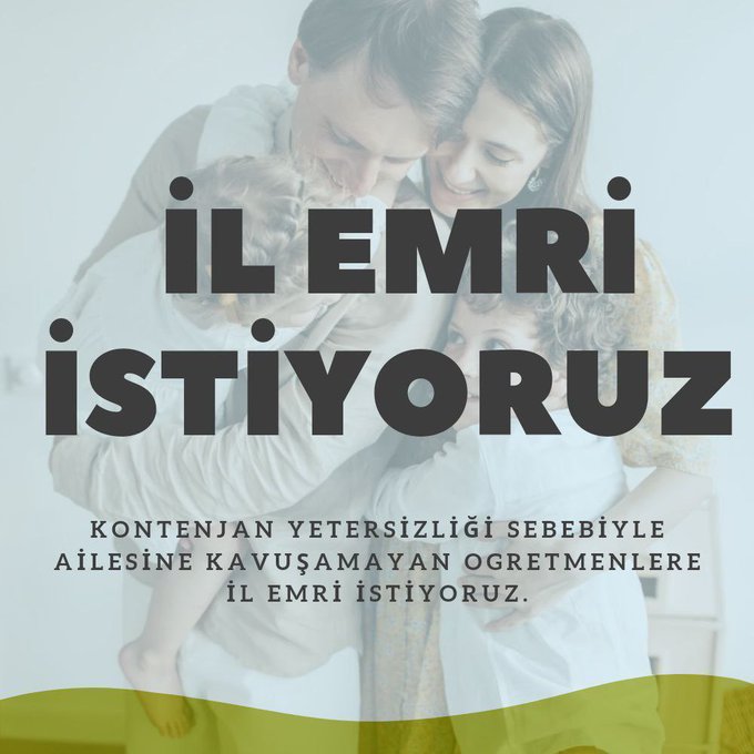 AİLE kavramı basit bir kavram değildir. Ailesinden ayrı öğretmenlere bu akşam bayramı yaşatacağınıza eminiz.

#ilemrivakti
<a href="/tcbestepe/">T.C. Cumhurbaşkanlığı</a>
<a href="/RTErdogan/">Recep Tayyip Erdoğan</a>
<a href="/tcmeb/">Millî Eğitim Bakanlığı</a>
<a href="/Yusuf__Tekin/">Yusuf Tekin</a>
<a href="/dbdevletbahceli/">Devlet Bahçeli</a>
<a href="/ahaber/">A Haber</a>
<a href="/atvcomtr/">atv</a>
<a href="/anews/">ANews</a>
<a href="/banuel/">Banu EL</a>