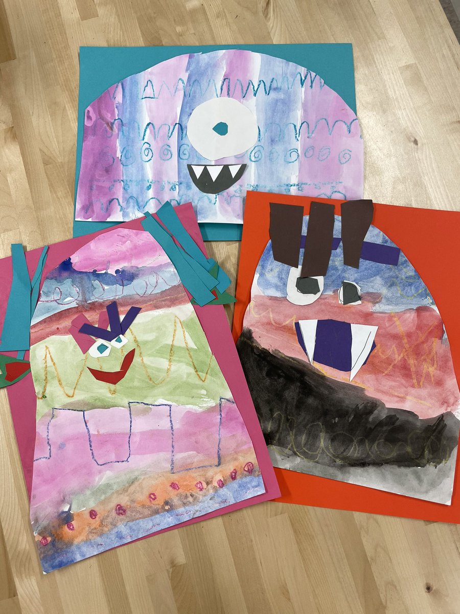 AhYoungah76's tweet photo. VHE kindergarteners showing out with these cool line monsters! @owlthingsart @TerryHarness @msbringslid @APS_VHE @apsupdate @MsCorreaATL https://t.co/SO23p184bP