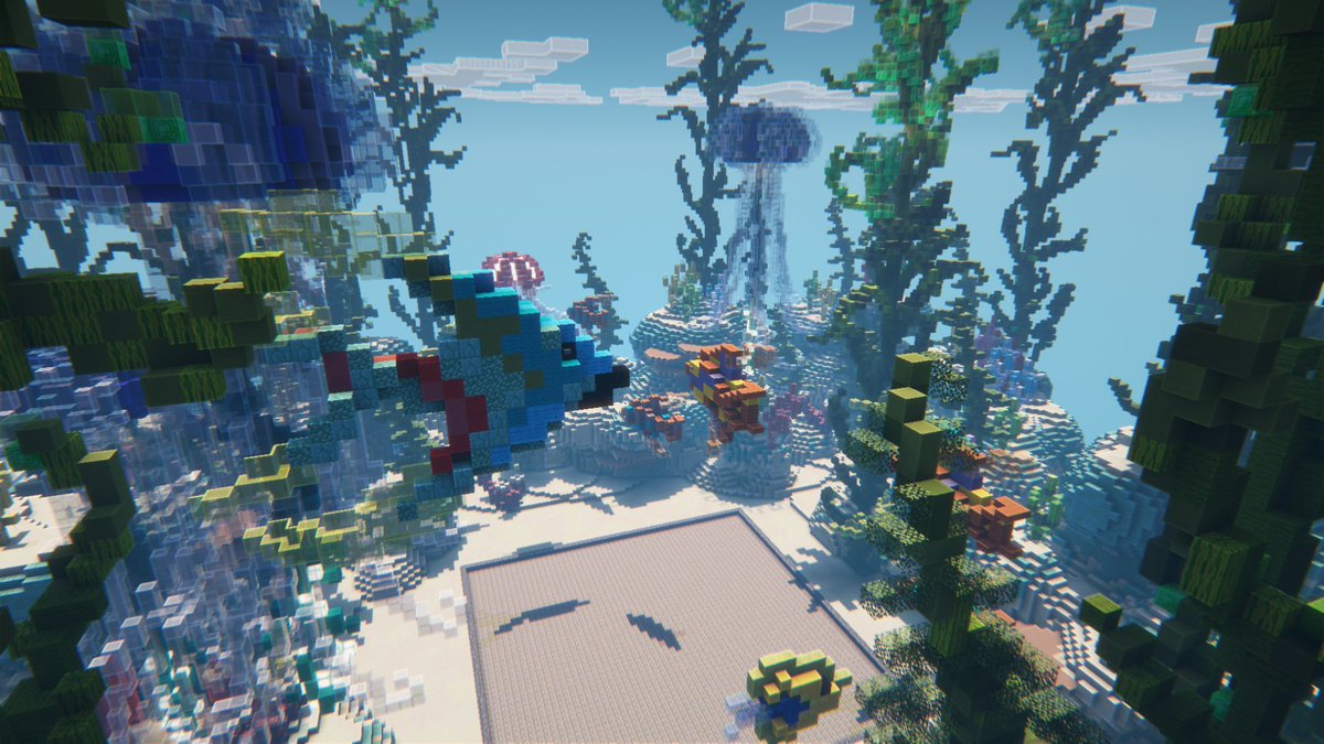 BuildRoomTeam's tweet image. 🕵️‍♂️🔍 Mystery solved! It turns out that all the stunning Minecraft shots were hiding prison mines! 🏰⛏️ Dive into the depths with this new angle of the underwater prison mine 🌊🏆 Can you handle the aquatic challenge? 🎮🌟 #MinecraftMystery #MinecraftPrison 🏊‍♂️🔒📸