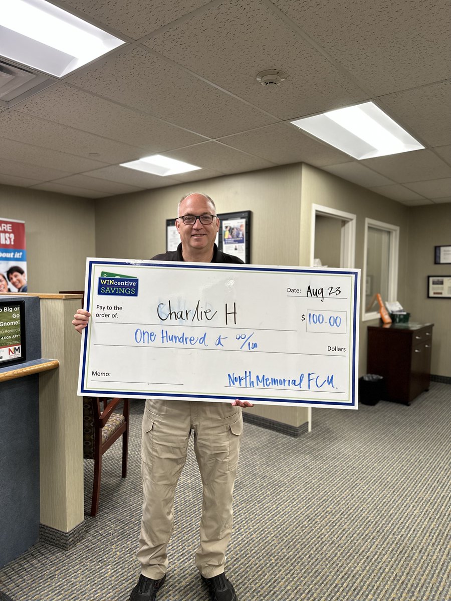 Congratulations to Charlie H! He's one of most recent WINcentive Winners! If you want to win money come and talk with us about WINcentive! IYKYK!