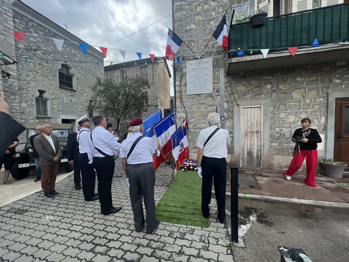 tomatis_gabriel's tweet image. Hier à #Drap, j'ai eu l'honneur de représenter la Députée @A_Masson06 lors des cérémonies marquant le 79ème anniversaire de la libération de la commune. 

Hommage à la France libre et à ceux qui ont sacrifié leur vie pour elle 🇫🇷🙏