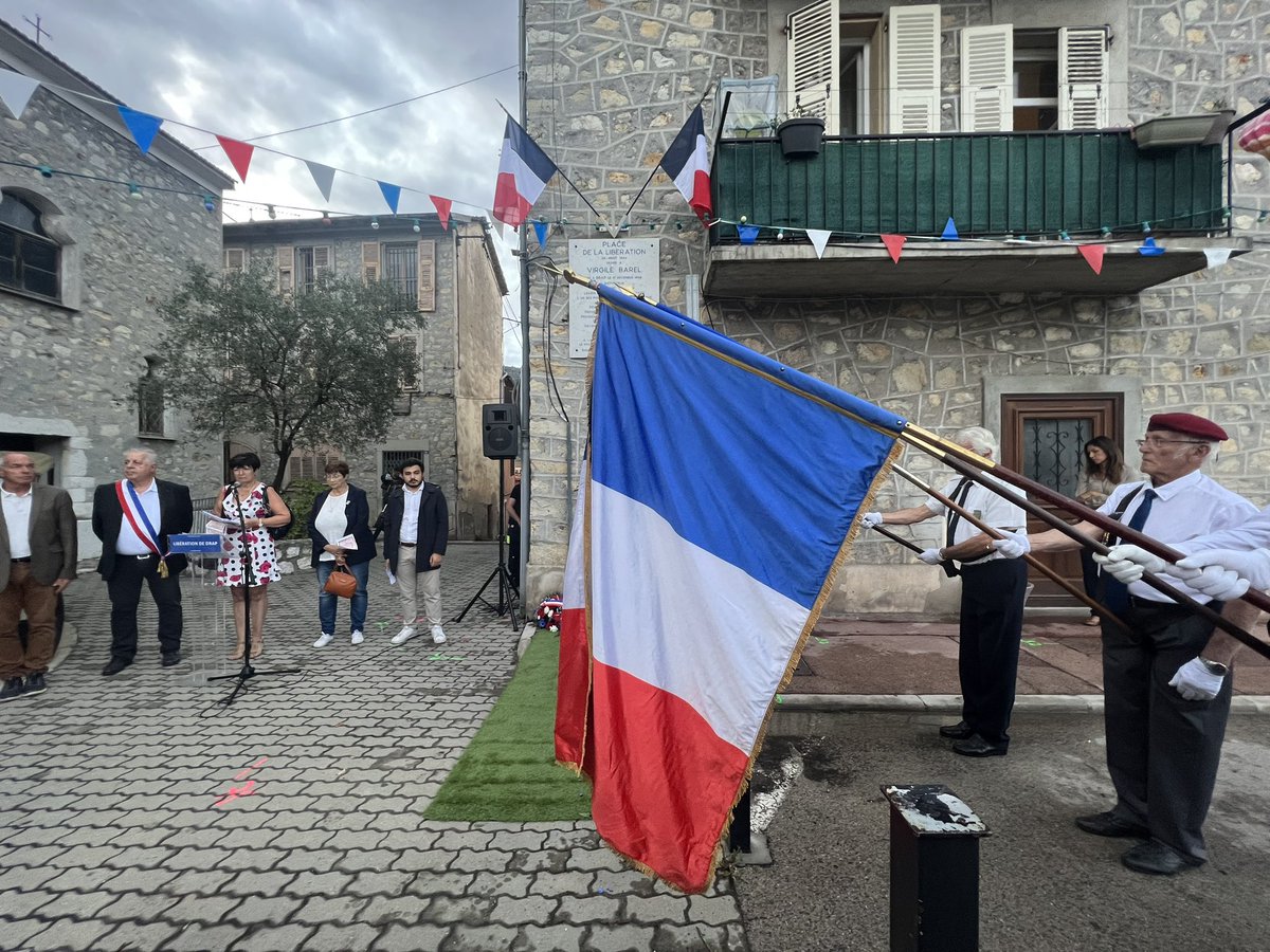 tomatis_gabriel's tweet image. Hier à #Drap, j'ai eu l'honneur de représenter la Députée @A_Masson06 lors des cérémonies marquant le 79ème anniversaire de la libération de la commune. 

Hommage à la France libre et à ceux qui ont sacrifié leur vie pour elle 🇫🇷🙏