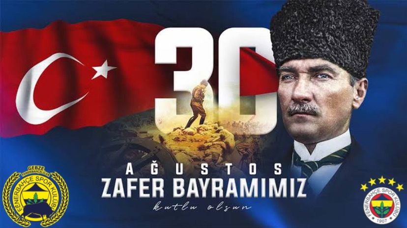 30 Ağustos 1922'de, Dumlupınar'da, Mustafa Kemal Atatürk'ün başkumandanlığında, zaferle sonuçlanan ve Türk ulusunun yeniden dirilmesini sağlayan Büyük Taarruz'da vatanı için canını veren bütün şehitlerimizi rahmet ve minnetle, Başkumandan Mustafa Kemal Atatürk'ü özlemle anıyoruz.