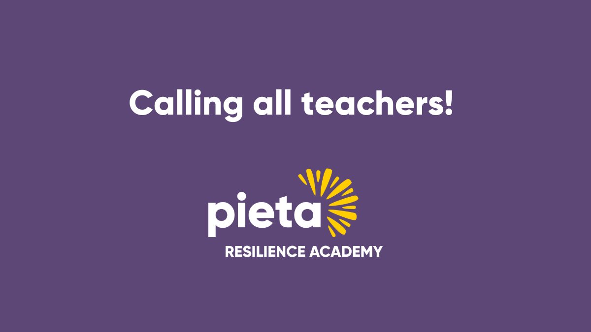 PietaHouse's tweet photo. Pieta Resilience Academy enrolment is now open. Help student’s gain coping &amp; cognitive skills, increase self-efficacy, and discover crucial support. https://t.co/9XngLFwPOY
academy/

#ResilienceProgramme #YouthEmpowerment #EnrolToday https://t.co/CE1rt5GiLb