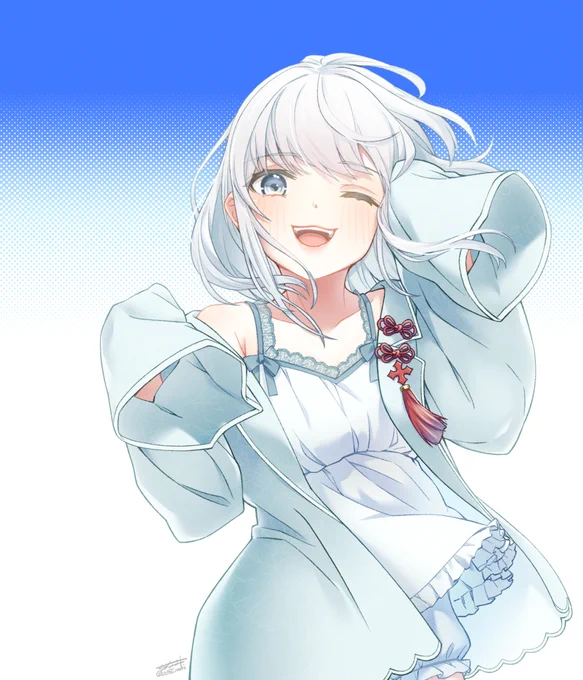 コンテスト企画で描いた猫麦とろろちゃんの原寸です褒めてもらってて嬉しかった…励みになります(*'꒳`*)#とろろあーと 