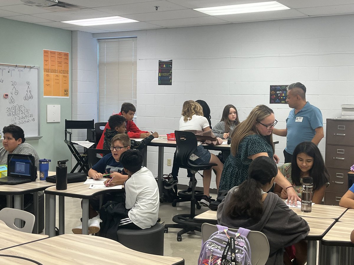 Kathy_Kober_EdD's tweet photo. 6 grade Math starting Blended Learning with station rotation and @carnegielearn math coaching support! @JimBarnesMS @SISD_Teach #SeguinMath #1Heart1Seguin #JBMSISBOLD #AdventureAwaits https://t.co/2kxt8KRdjr