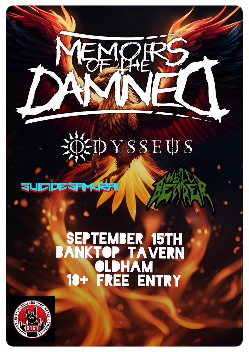 0161 Manchester Underground Metal Community tweet media