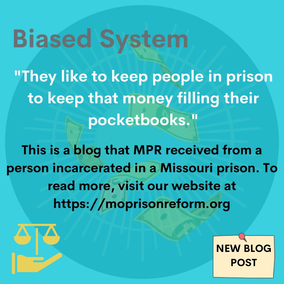 moprisonreform's tweet photo. 📣‼️NEW BLOG POST UP‼️📣
Link below.
https://t.co/giVCjTKKqB
#moprisonreform #missouriprisonreform #prison #incarceration #fckprison #transparency #accountability #abolition #jeffersoncitymo https://t.co/zVN8fyuVJl