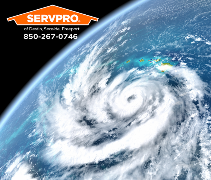 Are You Ready for the Second Half of Hurricane Season in Destin? We respond to storm damage emergencies 24 hours a day in Okaloosa County. #SERVPRO #SERVPROofDestinSeasideFreeport #HeretoHelp #LikeItNeverEvenHappened #waterdamage #firedamage #propertydamage