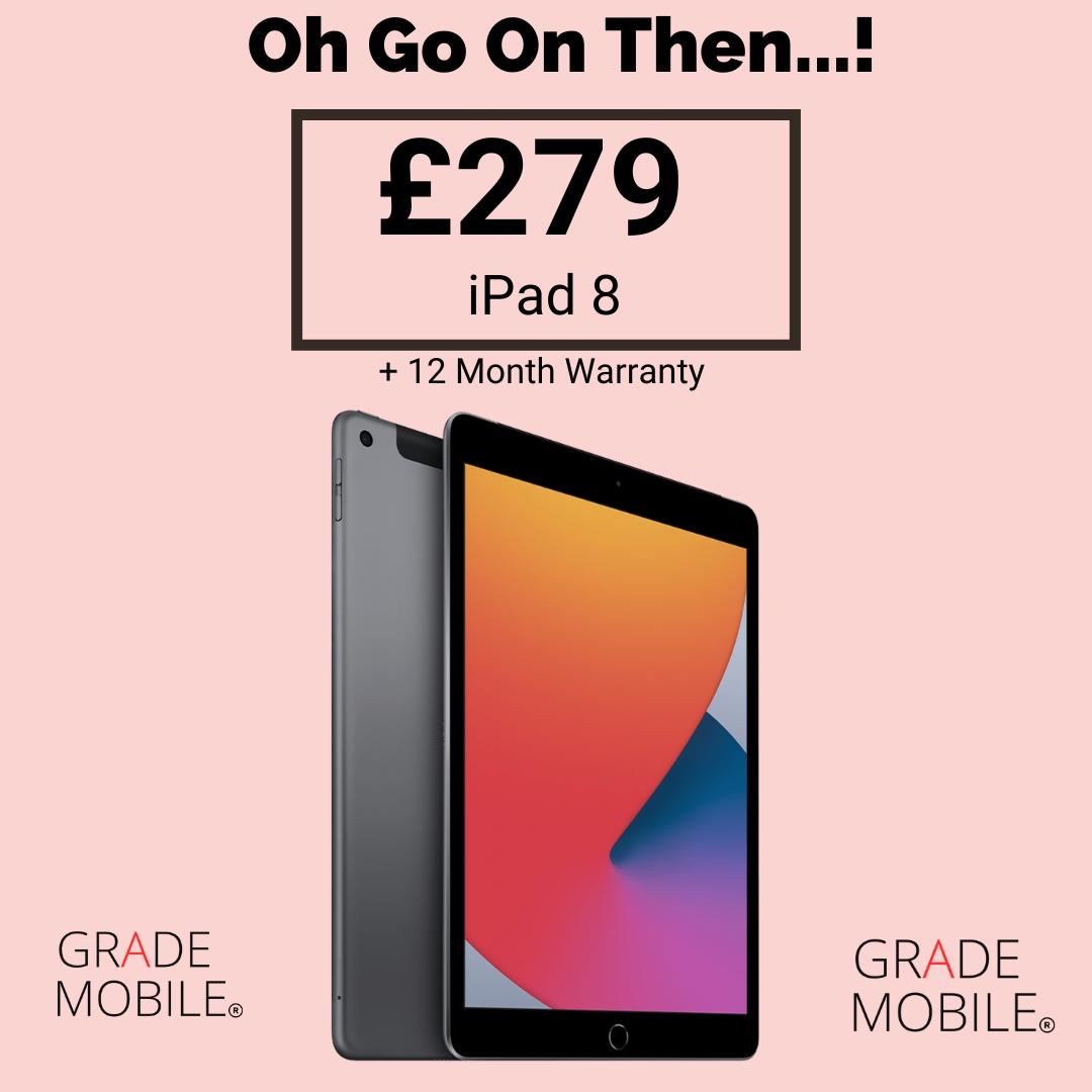 Refurbished iPad 8 now available!