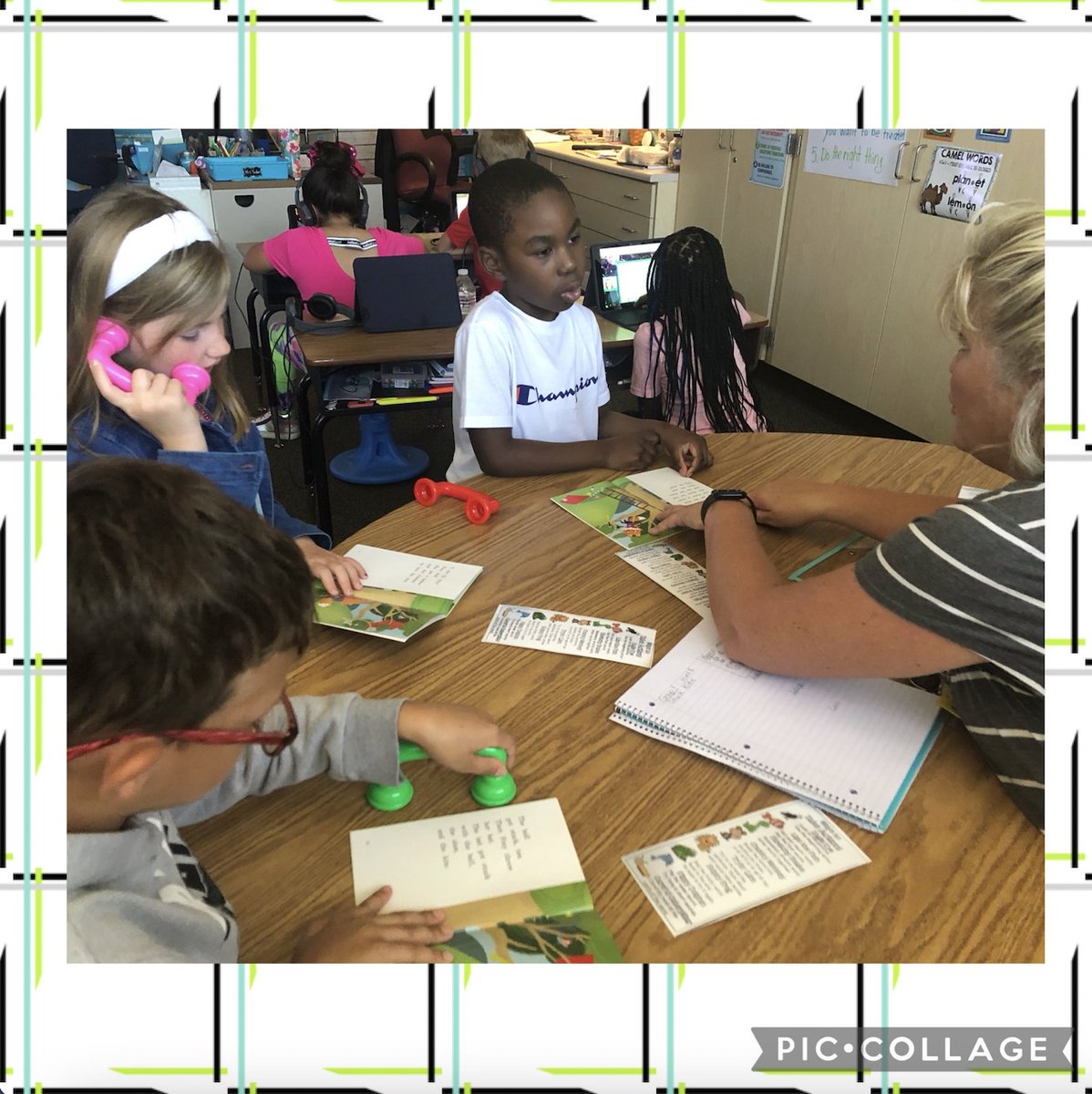 PerryWorthTiger's tweet image. 🖤🐯💛Students reaching a new best with the guidance and ongoing running record analysis from Mrs. Yoder! #GuidedReading #thisislcsc