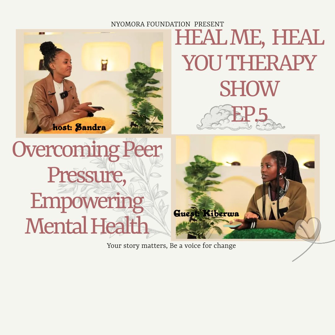 nyomoraf's tweet photo. Nyomora foundation is gladly inviting you to premiering the 5 episode of Heal me heal you therapy show under the theme #OverComingPeerPressureEmpoweringMentalHealth on Aug,30th,2023 at 5:00pm on our #nyomora #YouTube #channel
DON’T MISS OUT
https://t.co/3FClVWcQ3Z https://t.co/G66Re2nI8H