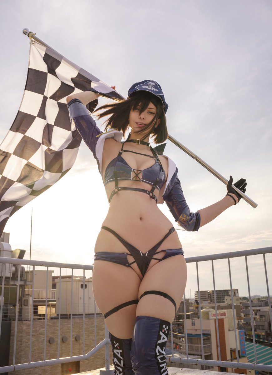 You make my heart race 🏁💙 

#アズールレーン #AzurLane #Baltimore https://t.co/VVnJR3PsRT