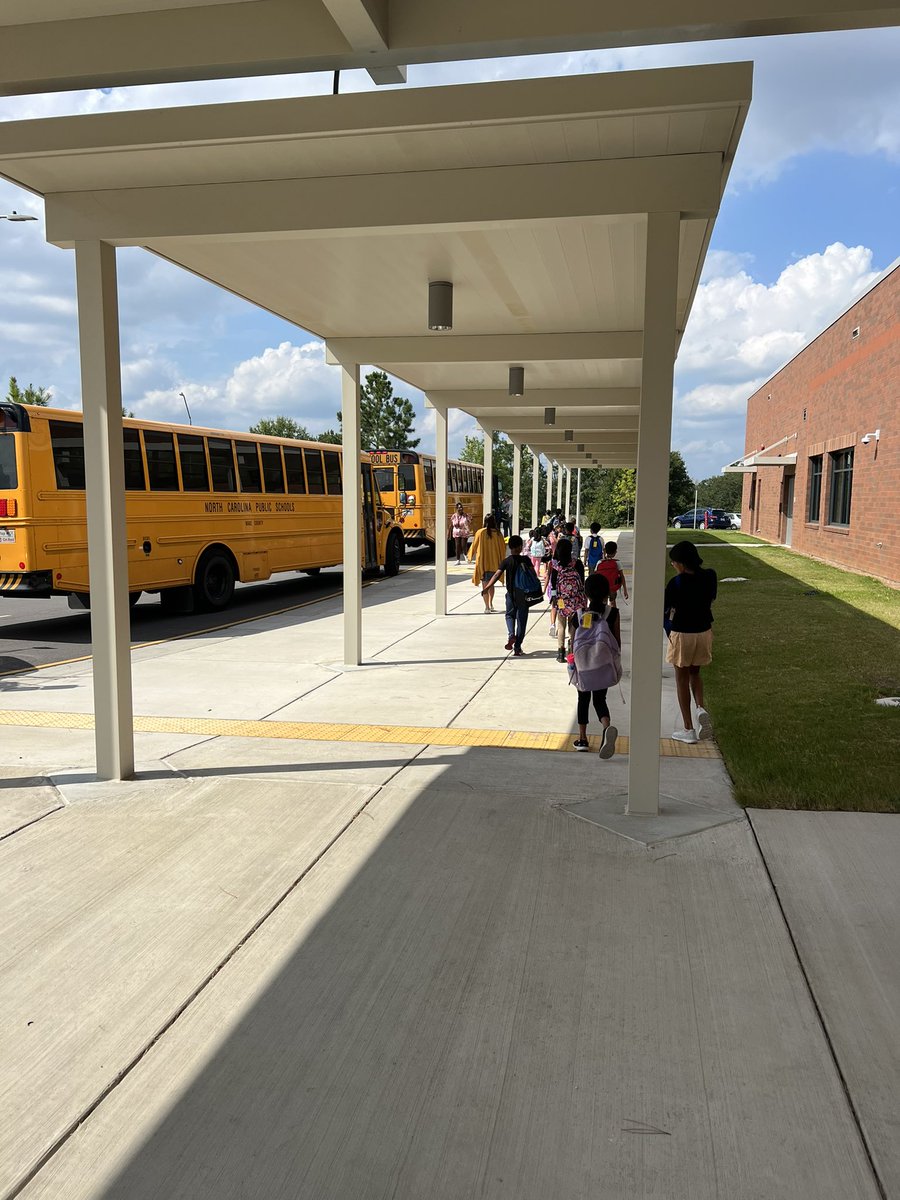 Our WCPSS bus drivers are THE BEST!! Best second-day bus dismissal ever! All 18 routes! Love the way they smile and greet our students. We are so grateful! @WCPSSTeam @CentralWCPSS @wcpssmagnets