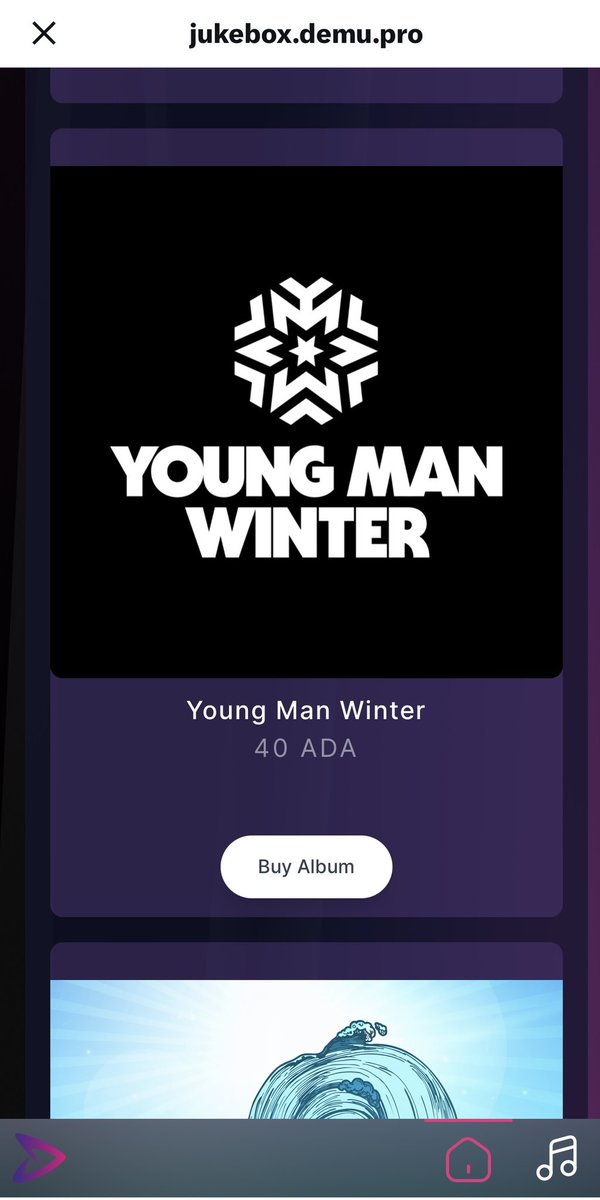 We started making this album before the pandemic, and to see it through to the launch of @DEMUPro is special to me on many levels. Young Man Winter is fired up to share our first album with you - minting now!