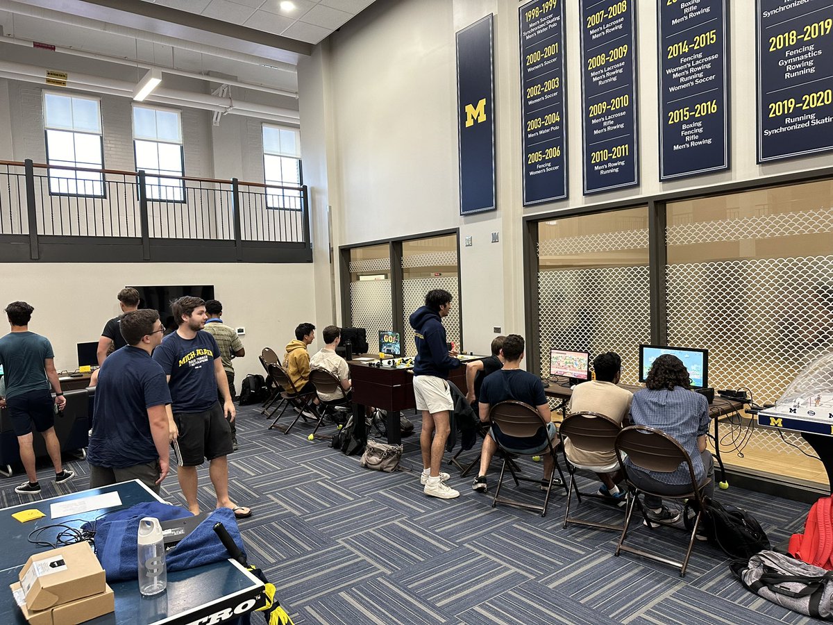 UMichEsports's tweet photo. Day 1 of Super Smash Ultimate tryouts are about to start! Registration is still open for day 2, so be sure to sign up! 

https://t.co/Ia88MQcuEG https://t.co/bPEi5J1nP2