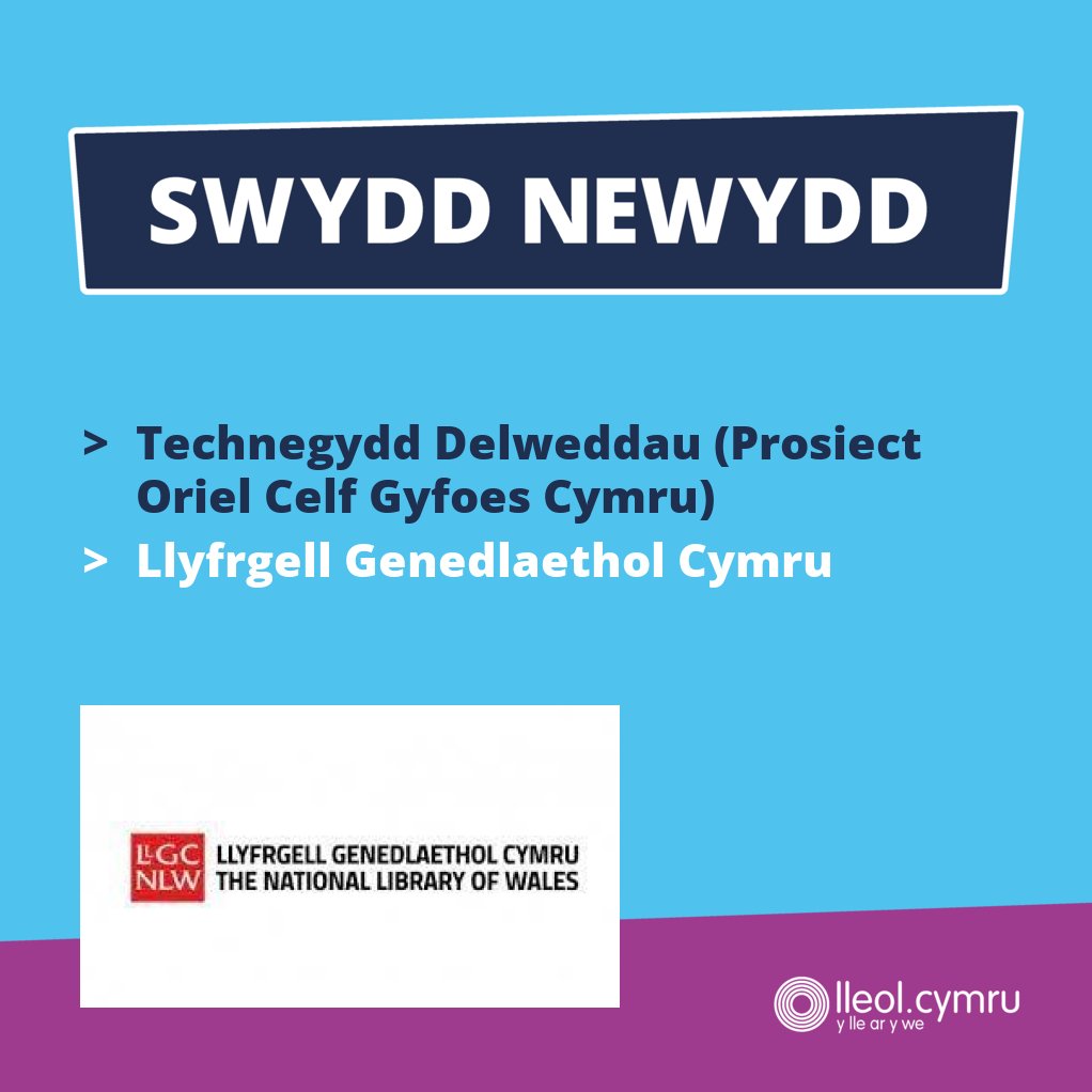 lleoldotcymru's tweet photo. **HYSBYSEB SWYDD NEWYDD**

>> Technegydd Delweddau (Prosiect Oriel Celf Gyfoes Cymru)
>> Llyfrgell Genedlaethol Cymru

Manylion yma >> https://t.co/GYc27fvPiw https://t.co/t63CMDzMej