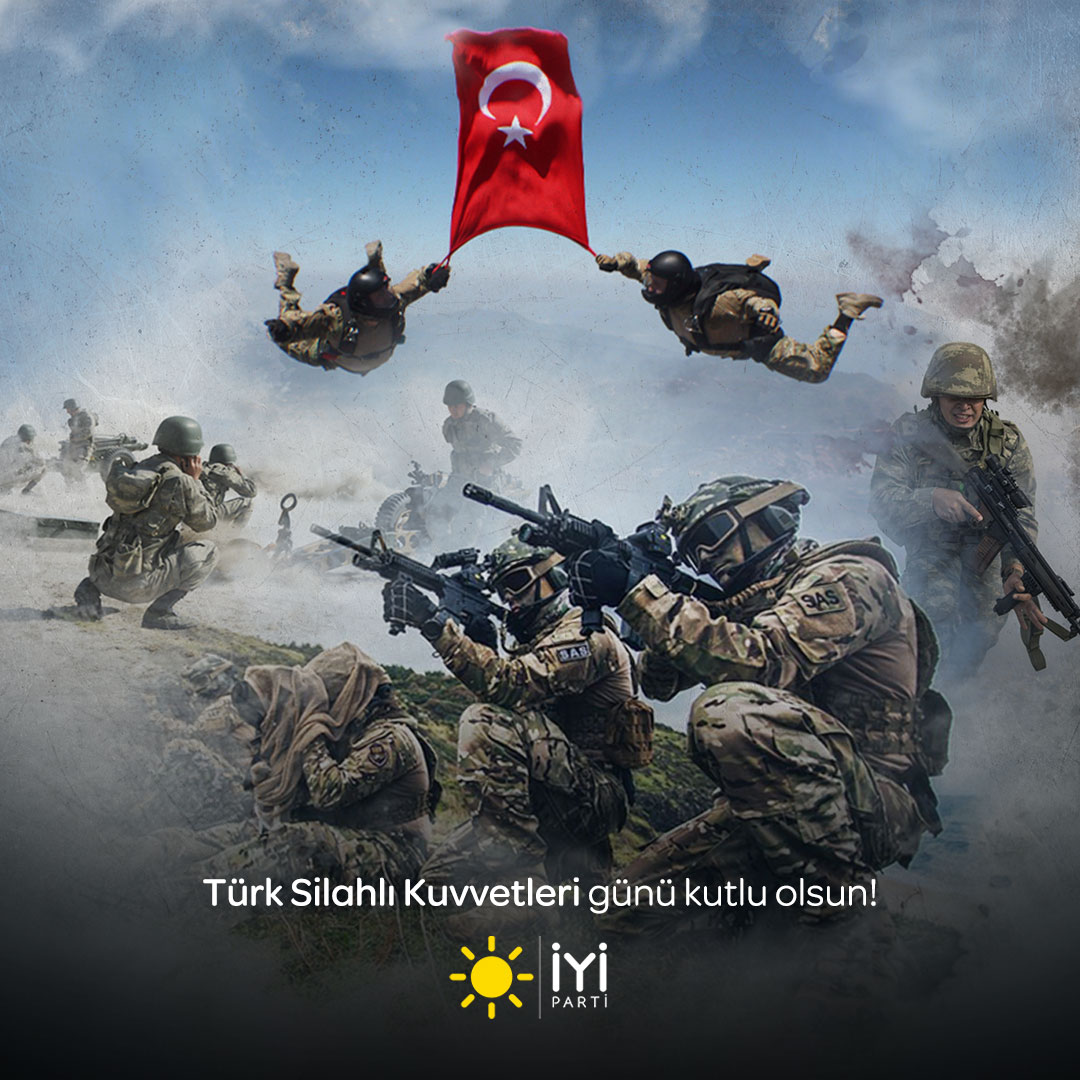 Şanlı ordumuzun #TürkSilahlıKuvvetleriGünü kutlu olsun!

Şehit düşen kahraman Mehmetçiklerimizi rahmetle anıyor, görev başındaki tüm askerlerimizi saygıyla selamlıyoruz…