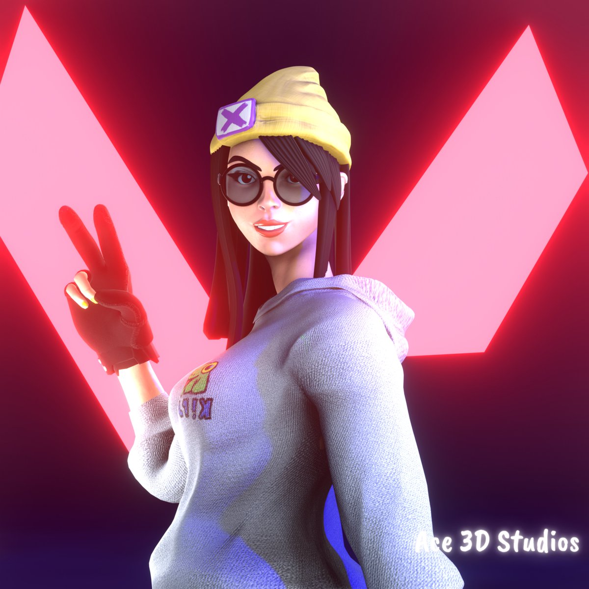 AceStudios07's tweet photo. 👾Klara Böhringer our dear genius of Germany. #killjoy secures the battlefield with ease using her arsenal of inventions📷 #commissions for 3D Low Poly model are open!  DM me!  #comissionsopen #availablenow #3D #animation #blender #VALORANTChampions📷 #VALORANTフレンド募集 https://t.co/hsYVJ8KB0O