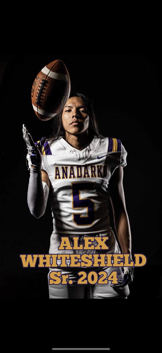 LEOTWPRX's tweet image. Apache Tribe Athlete Spotlight
Alex Whiteshield
Anadarko Public Schools
Senior
Football
#ApacheStrong
#IndigenousTribes 
#TurtleIsland