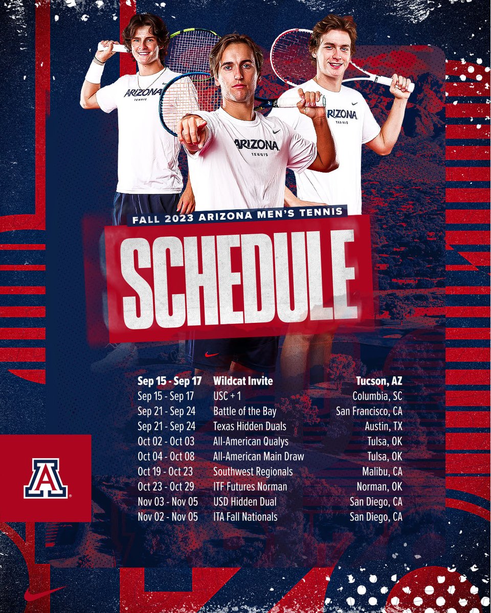 ArizonaMTennis's tweet image. Fall tennis coming 🔜

📅 arizonawildcats.com/MTENFall

#BearDown x #ArizonaTennis