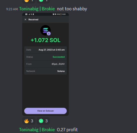 BrokiiesNFT's tweet photo. Some of today's profits. When will you decide to get in? #brokiestothebank https://t.co/4NyLRAKG9J