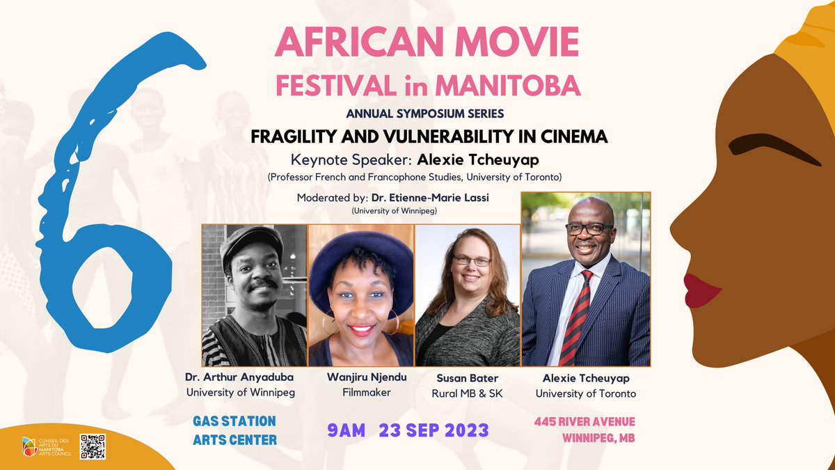 Get set for the 6th Annual AM-FM Symposium Series! This year's symposium will be held under the banner of 'Fragility and Vulnerability in African Cinemas and Beyond,' with a keynote speech delivered by Dr. Alexie Tcheuyap.