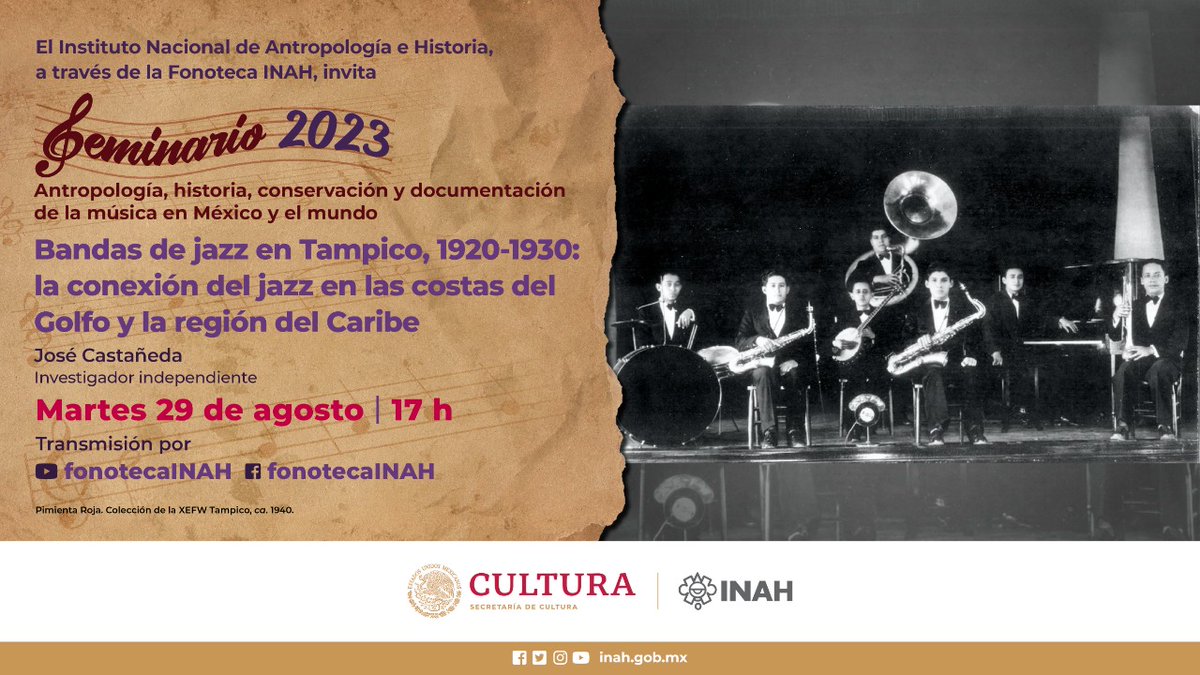 Comenzamos a las 5. Únete, la vas a pasar muy bien con algo de jazz, reflexión y polémica.