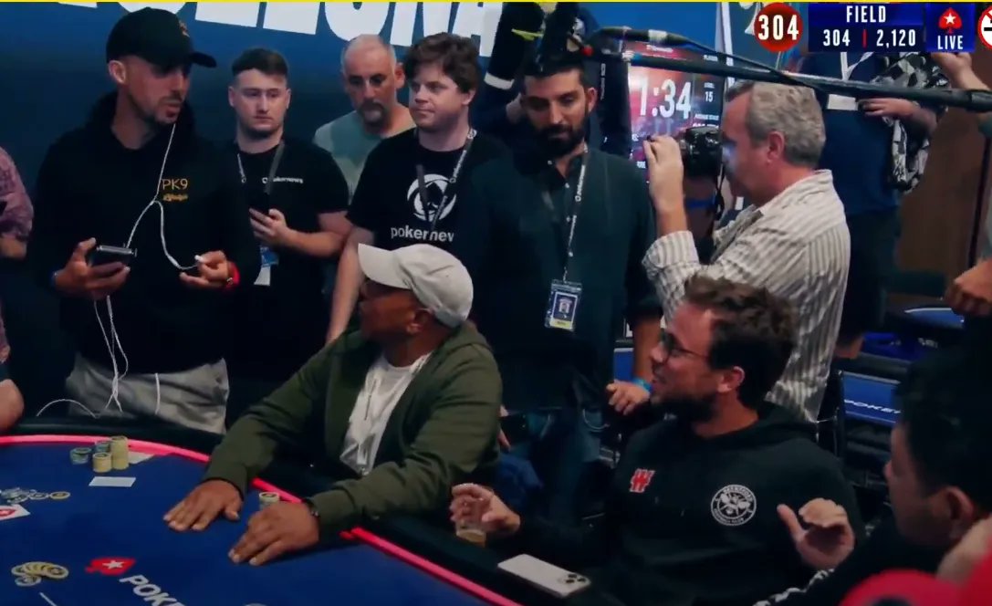 Notre joueur officiel PK9, <a href="/FahdyBi/">FedEx.</a> qualifié pour le Day3 de #EPTBarcelona et ITM s'est permis un petit caméra focus pour faire doubler <a href="/RomainLewis/">Romain Lewis</a> en détente. 

pocketnines.fr

Par des joueurs, pour des joueurs!