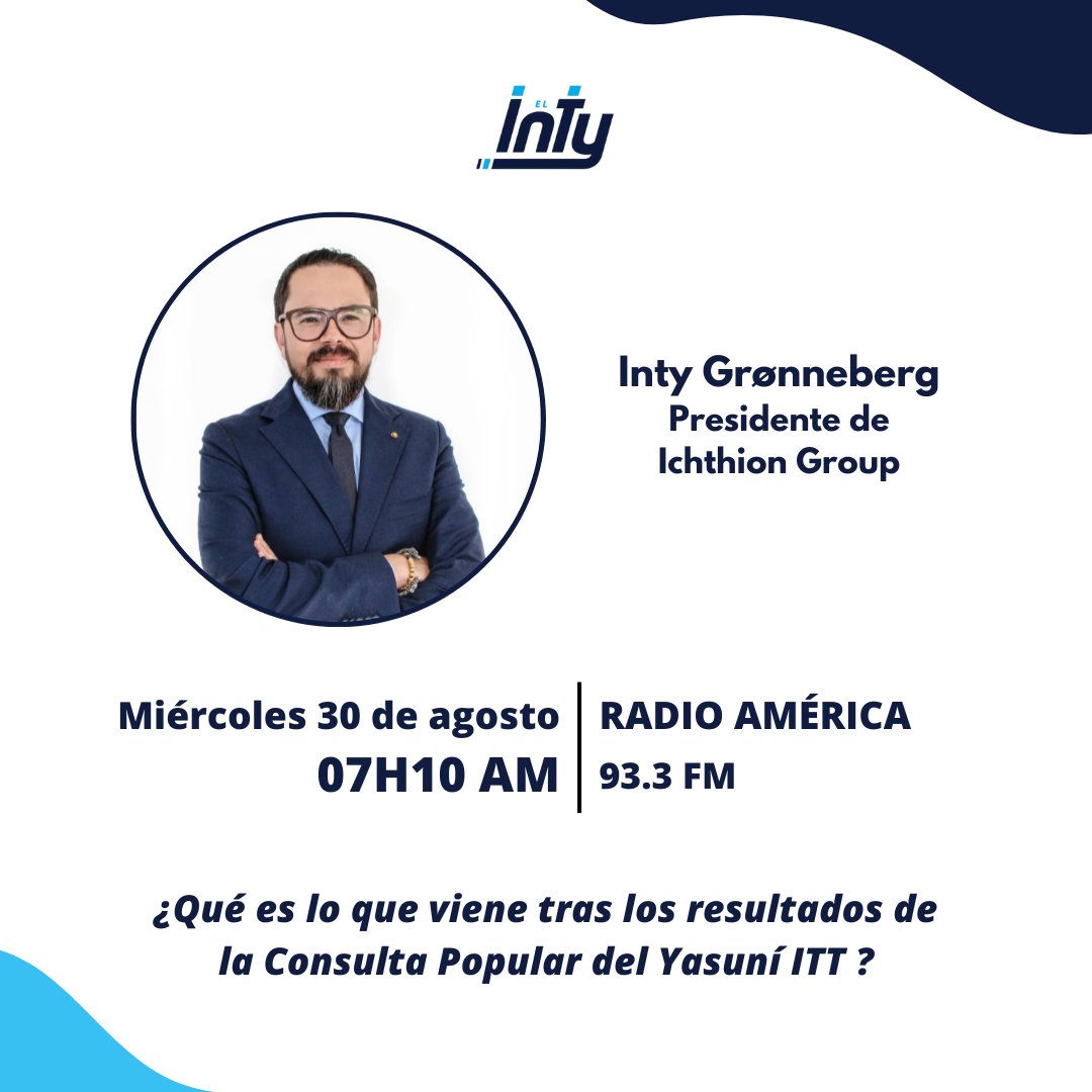 groninty's tweet photo. 🎙️ Sintoniza la @America933Fm mañana a las 7h10 AM.

Te invito a mi entrevista  donde estaré hablando sobre lo que sigue después de los resultados de la Consulta Popular del #Yasuní. 🗳️🌿

#ElInty
#Yasuní
#ChocóAndino https://t.co/U0uY1zcS9S