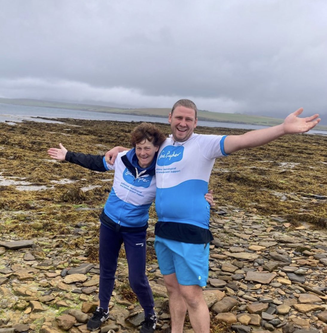 BreamArmy's tweet photo. Everyone at the club would like to congratulate Elliott and Mandy on completing their 800(!!!) mile cycle to the Orkney Islands over the weekend. 🚴

An incredible achievement and over £2,000 raised for @Sue_Ryder. 🩵

Just Giving link: https://t.co/PDV2xDdxuy https://t.co/bLP2rB46TM