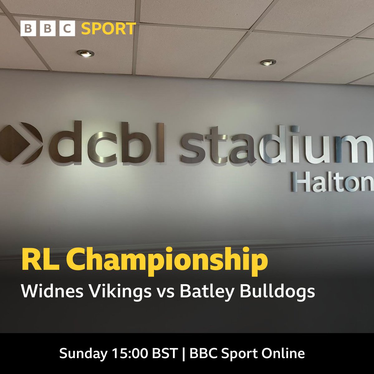 bbcmerseysport's tweet photo. π Up next for #WidnesVikings
π @WidnesRL π @BatleyRLFC
π @RLChampionships
π DCBL Stadium
π Kick-off 3pm
ποΈ @philkinsella & Allan Rooney
#οΈβ£ #WIDBAT #RLChampionship
π» Online https://t.co/lWBGeQbtME