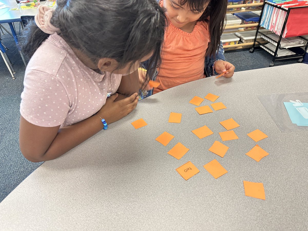 MusserPenny's tweet photo. Playing memory with number words and numerals @Creeksidetweet #WEareLakota #NeedToSucceedCECS https://t.co/9TZ9FYK1gm