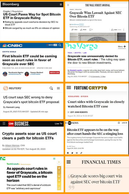 AlhemairyM's tweet photo. #البيتكوين في الصفحات الأولى في الصحافة العالمية!
#Bitcoin #BitcoinETF #Crypto #Doge https://t.co/98xctvMlxs