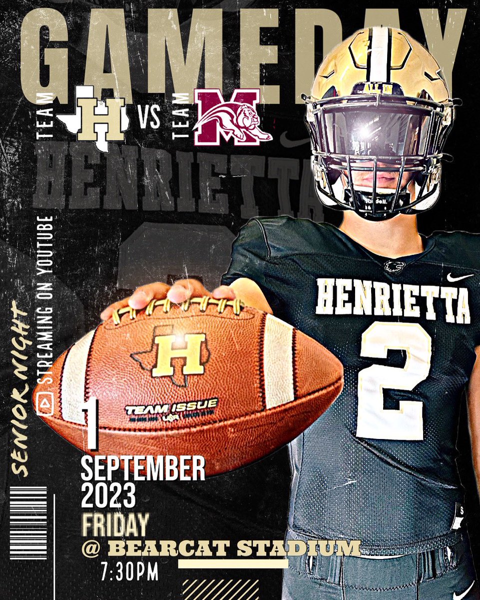 GAME 2 ON FRIDAY, BEARCAT COUNTRY! 

👩🏼‍🎓🧑🏽‍🎓We need your support for our SENIORS! 

🏃 CROSS COUNTRY
🎺 BAND
🏈 FOOTBALL 
🗣️ 6:45PM 

____

then at 7:30PM the BOYS ARE UP AGAINST MILLSAP FOOTBALL

✨ a Night to Shine on HOME turf! 

#SEEYOUTHERE #HOME #SKININTHEGAME