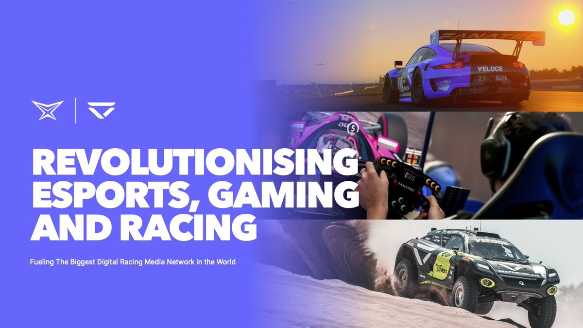 Tukytuky_'s tweet photo. Let me talk you about Veloce | 🧵👇🏼

Who are veloce? 

A industry leaders in the ownership and operation of big brands, winning racing teams, content creation & distribution, management of talent and the design & sale of compelling commerce products in the racing and gaming industry