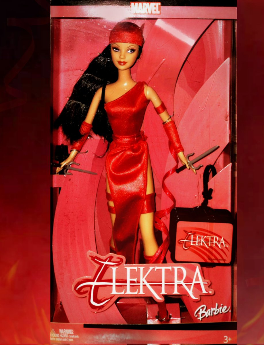 QuiverwingQuack's tweet photo. 2005 Barbie Marvel Elektra Doll
❤️⚔️💥
#dolltwt #barbie #barbiedoll #barbiedolls #barbiecollector #barbiecollection #dolltwitter #dollcollector #dollcollection #marvel #mcu #marvelstudios #marvelcinematicuniverse #daredevil #elektra #marveldoll #marvelbarbie #disney #dolls #doll https://t.co/tVfK9xKOU1