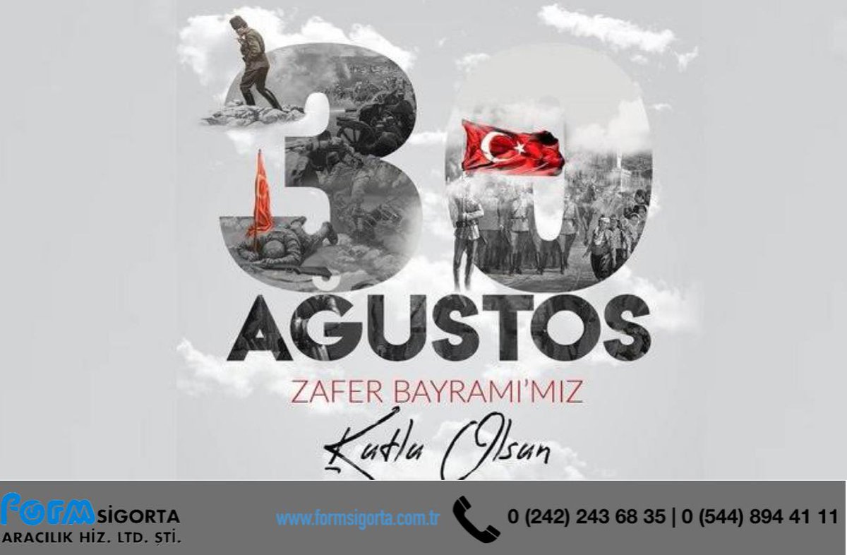 Bizlere bağımsızlığımızı armağan eden Ulu Önder Mustafa Kemal ATATÜRK ve silah arkadaşları şehitlerimizi saygı ile anıyor, tüm ulusumuzun 30 Ağustos Zafer Bayramı’nı en içten dileklerimizle kutlarız.