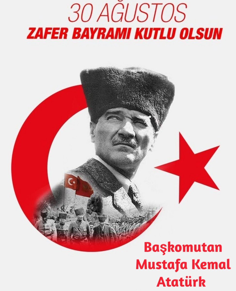 Karanlık o saatler de Halkına umut oldu . Ordusunu ayağa kaldırdı . Türk milletini zafere taşıdı . Yaşa Mustafa Kemal Paşa Yaşa . #MustafaKemalAtatürk #30AğustosZaferBayramımızKutluOlsun #30AğustosBaşkumandanZaferi 🇹🇷🇹🇷🇹🇷