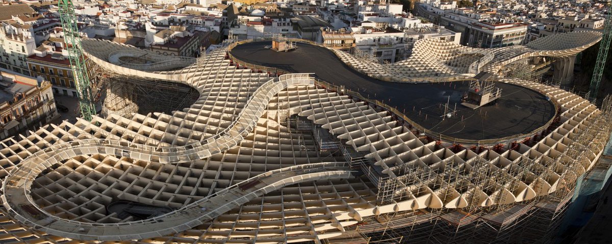 WoodDesignMag's tweet photo. One of the world’s largest wooden structures provides much-needed shade and a gathering place for its citizens. Now over 20 years old, Metropol Parasol remains a prime example of successful placemaking.

Learn more: https://t.co/WOlMzDEVgO
#wood #architecture #design #timber https://t.co/HJMqb3CGpt