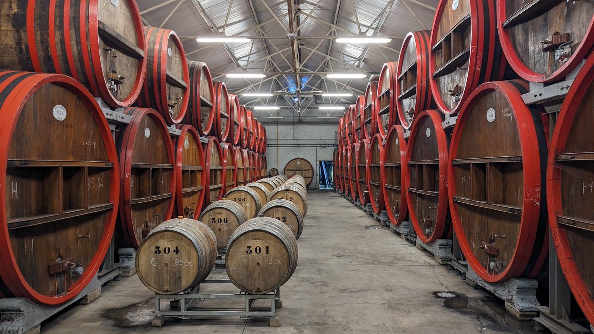 While I have seen this view numerous times before, the awesome sight that is the first foeder room at Boon never fails to amaze me. The smell, the history, the scale... Just beautiful.