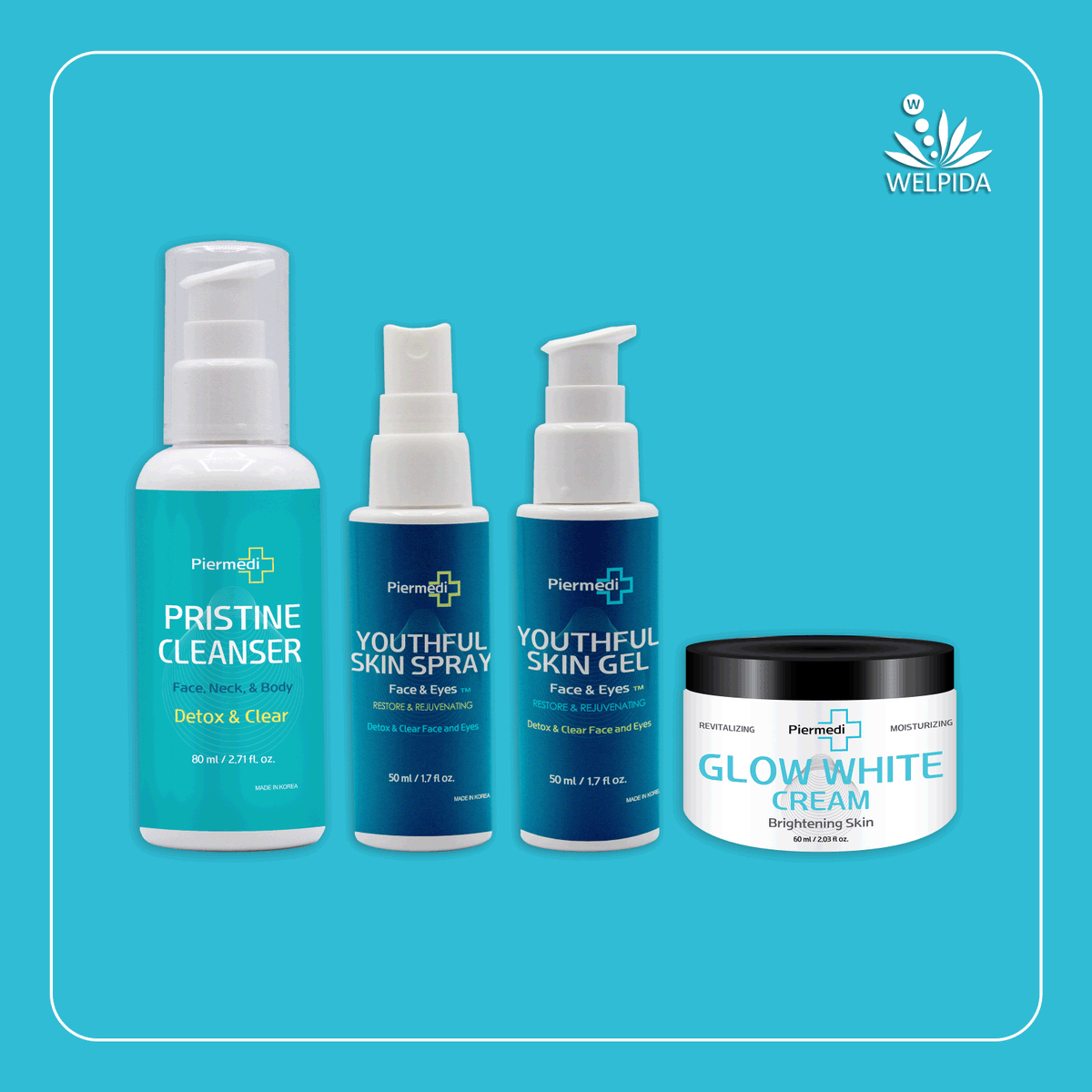 WelpidaOfficial's tweet photo. This 100% Vegan, Multi-Functional skincare set is created to detox, nourish, and revitalize your skin. ✨🫧💧💙

💧 Get yours @ https://t.co/NEr5ayb1uC

#welpida #detox #skincare #kbeauty #clearskin #cleanbeauty #naturalbeauty #naturalskincare #beauty #skin #detoxskincare https://t.co/WOJA8fybo7