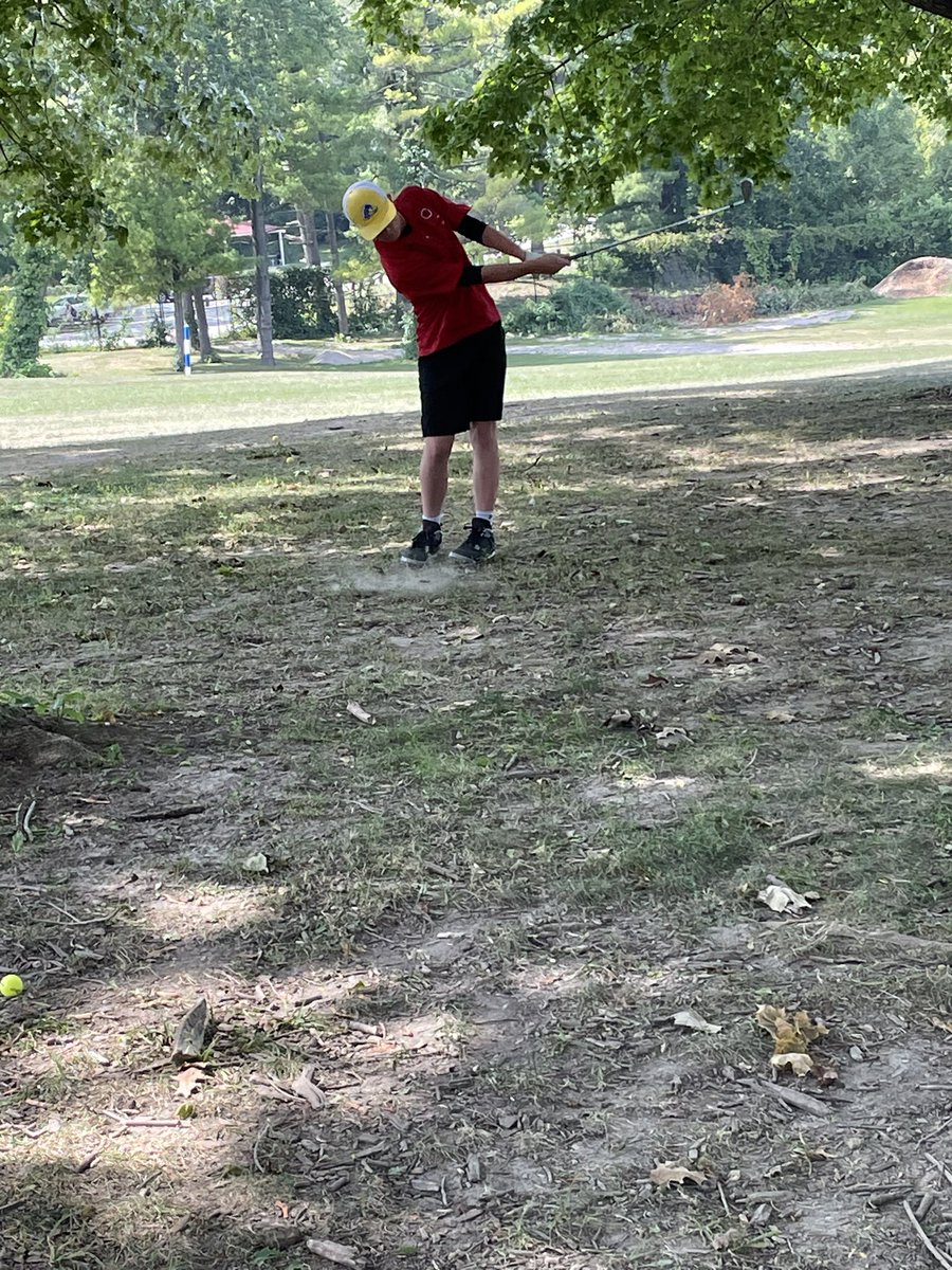 No challenge for a stick like <a href="/MaxHuntley6/">Max Huntley</a> through the trees to short of the green. chip and a putt left for par.