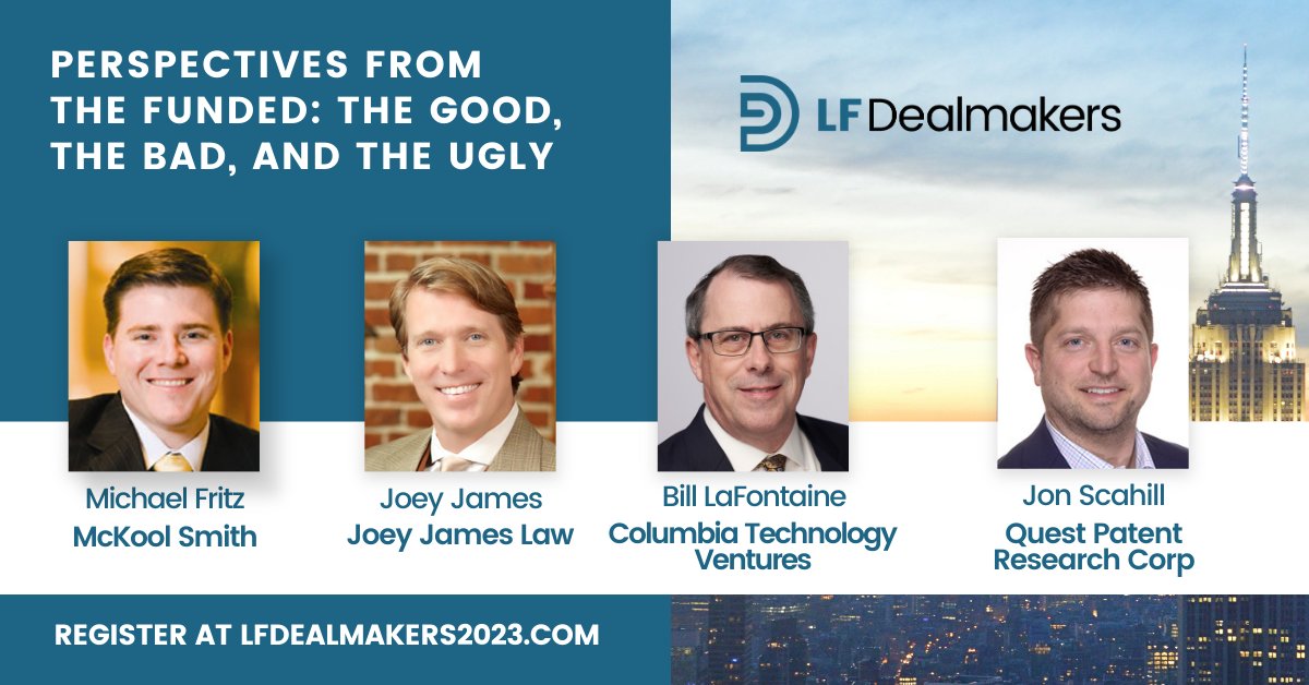 Ever wondered what it's really like on the funded side of #litigationfinance? Brace yourself for invaluable insights during the session "Perspectives from the Funded: The Good, the Bad, and the Ugly" at the 6th LF Dealmakers Forum on Sept 26-28 in NYC: LF.dealmakersforums.com