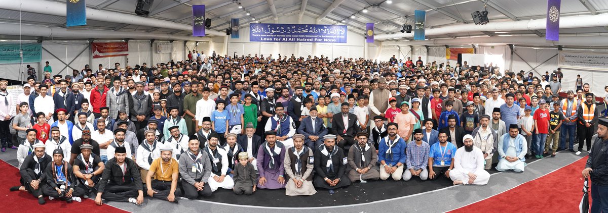 The 34th Annual National 𝗜𝗷𝘁𝗶𝗺𝗮̄‘ (Spiritual Retreat) of Ahmadiyya Muslim Youth Association & Ahmadiyya Muslim Children's Association Canada

~3,300 Muslim Youth
~1400 Children

3 days of spirituality, brotherhood & friendly competitions.

#IjtimaCanada #AtfalCanadaIjtima