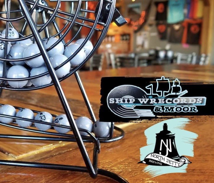 NEXT WEDNESDAY! 
Beer Bingo at The Jetty, 5:30pm, Sept 6th. 
Must be 21 to play and win.

Meet the Bingo host for September:
Ship Wrecords &amp; Moor