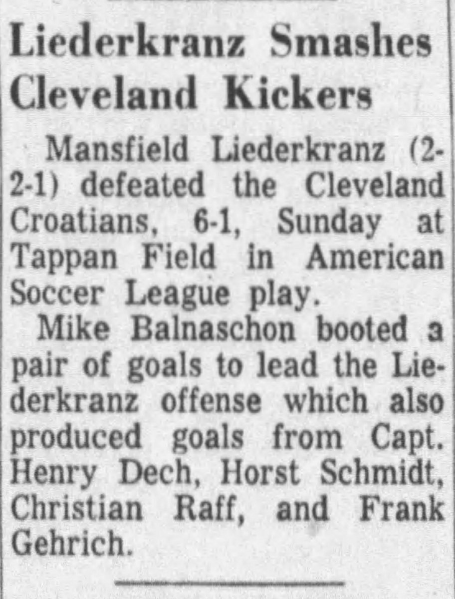63 years ago today in Ohio Soccer (News Journal)

<a href="/mansfield_sc/">Mansfield Liederkranz SC</a> smash Cleveland Croatians