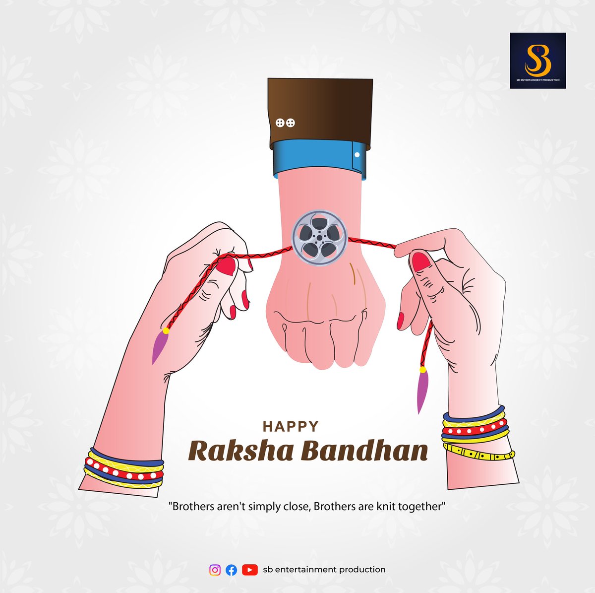 Bound by love, blessed with memories. Happy Raksha Bandhan! 💖👫 #RakhiCelebration
.
 #happyrakshabandhan2023 #rakshabandhanfestival #sbentertainment #sbentertainmentproduction
